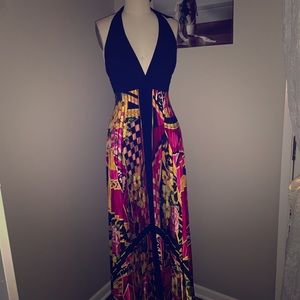 Beautiful colorful long dress S
